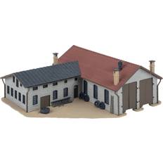 Accessories Faller Double-sided Engine Shed With Workshop 222106