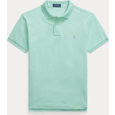 Polo Ralph Lauren Green Polo Shirts Polo Ralph Lauren Icon Logo Slim Fit Pique - Light Green