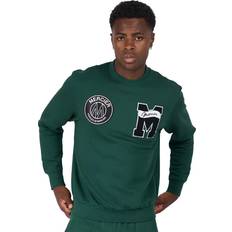 Mercier Jumpers Mercier Mens Academy Crew Neck Sweatshirt - Green