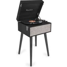 Fremont Record Player with Stand Black