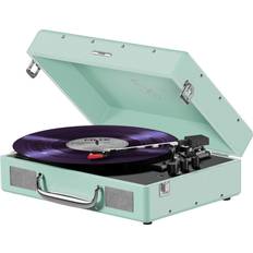 Vinyl Record Player Revival 55 Stereo Green