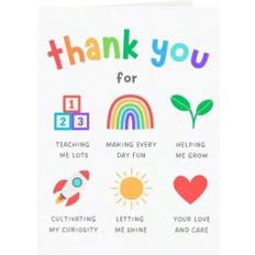 Party Supplies on sale Shein Charming Thank You Card For Daycare Teachers
