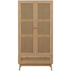 Wardrobes rattan Birlea Croxley Brown Wardrobe 90x180cm