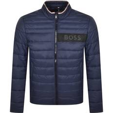HUGO BOSS Herre Jakker HUGO BOSS 3D Logo Tape Jacket - Dark Blue