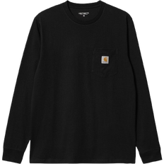 Carhartt wip s s pocket t shirt Carhartt WIP L/S Pocket T-shirt - Black