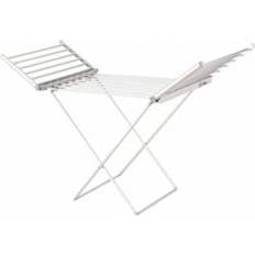 Oypla Electrical Extendable Heated Folding Clothes Horse Dryer - Silver