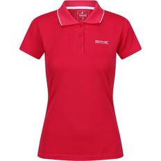 Golf - Pink Clothing Regatta Maverick V Polo Shirt Cotton - Pink Potion