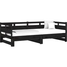 vidaXL 820326 Black Soffa 193.5cm 3-sits