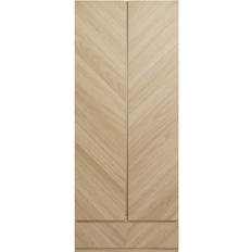 Home Source 1 Drawer Taranto Oak Wardrobe 79x195cm