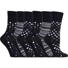 Gentle Grip Bamboo Socks 6-pairs - Mono