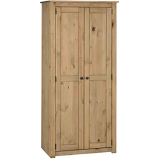 Shelves Wardrobes SECONIQUE Panama Brown Wardrobe 80x175cm