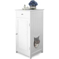 Litter Box on Shelf S White