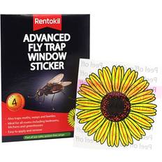 Rentokil Advanced Fly Trap Window Sticker 4pcs