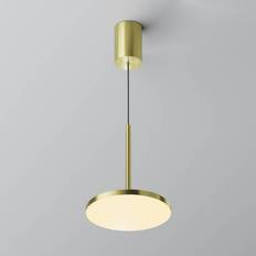 Lamper Maytoni LED Hængelampe Plato Messing Ø 18.5 cm Aluminium Pendel