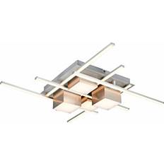 Lamper Trio LED Loftlampe Roger Nikkel Mat Metal CCT Loftplafond