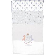 Blue Wipes & Washcloths Marie Chantal Kids Graphic-Print Muslin Cloths Blue