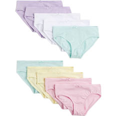 H&M Flicka Gul 10-pack trosa briefs bomull