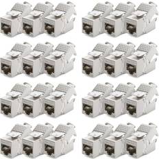 DeleyCON Keystone Modul CAT 6a Uttag 500MHz 10GBit