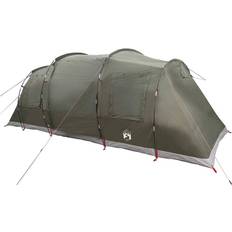 vidaXL Family Tunnel Tent 6 Persons Olive Green