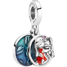 Pandora Disney Lilo & Stitch Family Dangle Charm - Silver/Multicolour