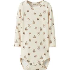 L Bodys Lil'Atelier Nbngavo Emo Ls Slim Body - Kräm