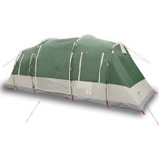 vidaXL Family Tunnel Tent 6 Persons Green