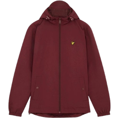 Lyle & Scott Zip Through Hooded Jacket - Rouge