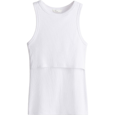 H&M Vit MAMA Ribbat Amningslinne Size M