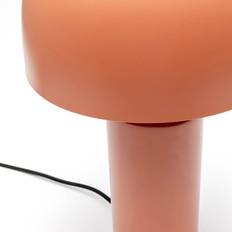 Kare Design Bordlamper Kare Design Loungy Brun Stål 38 cm Rød Bordlampe