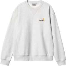 Carhartt wip american script sweatshirts Carhartt American Script Sweatshirt - Ash Heather