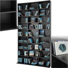 tectake Wooden CD Storage Unit