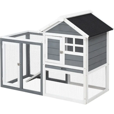 Indoor rabbit hutch Pawhut 48" Indoor Rabbit Enclosure