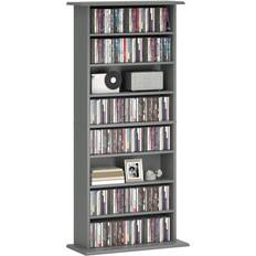 CD & Vinyl Storage Homcom CD Storage Unit Blu-ray Shelf