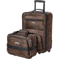 Rockland Resväskeset Rockland Fashion 2 delar - Leopard