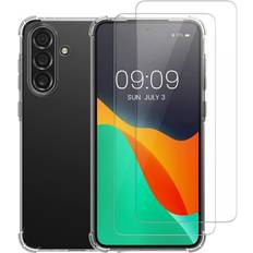 A56 case Kalibri Samsung Galaxy A56 5G Case With 2 Tempered Glass Screen Protectors