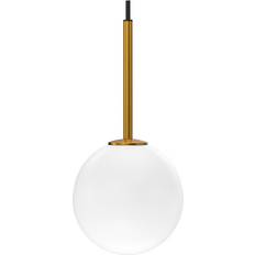 Herstal Ballon Ø14 cm Messing Opal Pendel