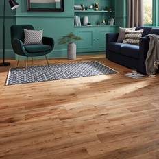 GoodHome Laholm Blonde Oak Effect Oak Solid Wood Flooring Pack 19