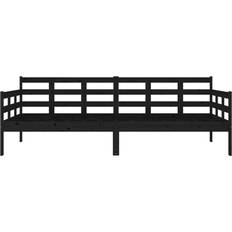 vidaXL 820361 Black Sofa 203.5cm 3 personers