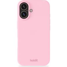 Iphone 16 pink Holdit Silicone Case for iPhone 16 Pink