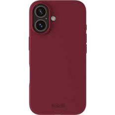 Holdit Silicone Case for iPhone 16 Red Velvet