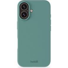 Holdit Silicone Case for iPhone 16 Moss Green