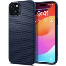 Spigen Liquid Air Case for iPhone 15 Navy Blue