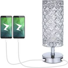 Tomshine Crystal Bedside Decorative Desk Light Table Lamp