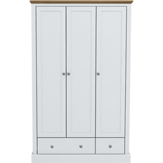 LPD Devon White Wardrobe 112.9x181.5cm