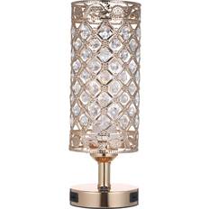 Neoglint Crystal Bedside Dual USB Charge Table Lamp
