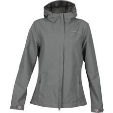 Shires Aubrion Cloudburst Womens Rain Coat Olive Hood Zip Pockets