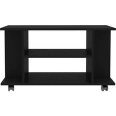 Hyllplan vidaXL 800190 Black TV-bänk 80x45cm