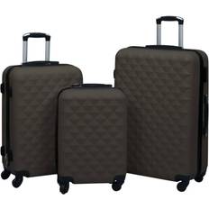 vidaXL Hardcase Suitcase Set of 3 - Anthracite