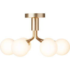 Nuura Apiales Brass/Opal Pendellampa ∅ 50cm