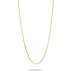 Thomas Sabo Connect Gold Plated Figaro Chain Necklace - Gold